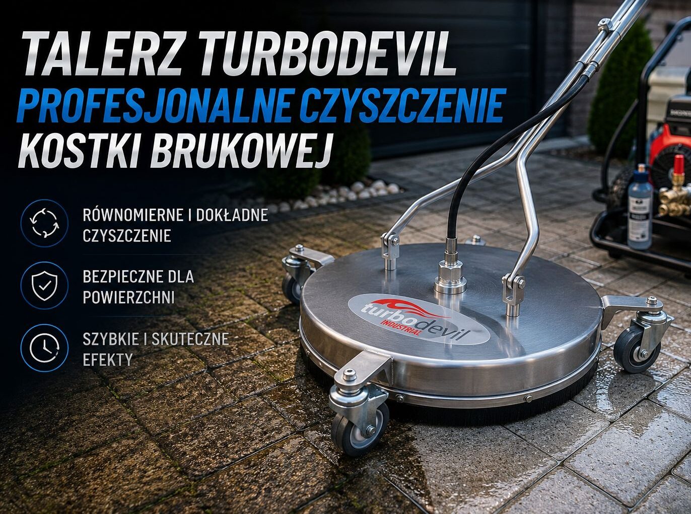 Talerz TurboDevil – najlepszy sposób na czystą kostkę brukową 1213213