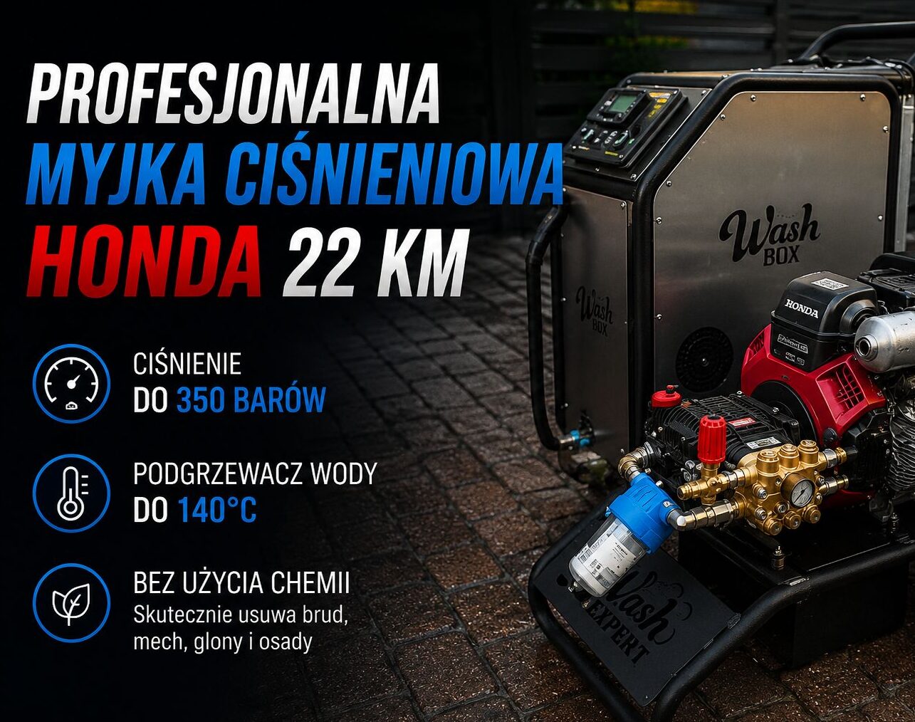 Profesjonalna myjka Honda 22 KM – dlaczego odpowiedni sprzęt ma znaczenie? asd